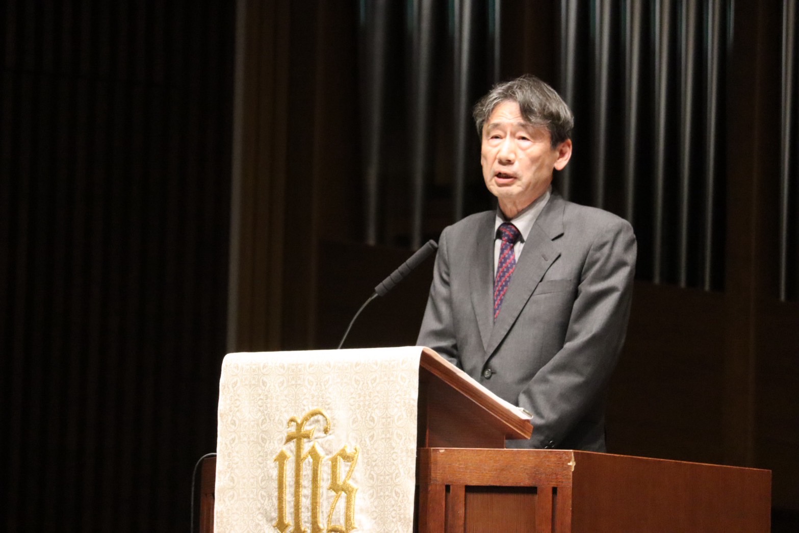 【電子版限定】２０２５年度体育会入会式が開催　入会した１年生に熱いエールが送られる　